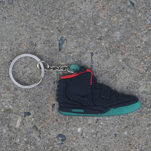 Other - Nike Yeezy 2 NRG Black Solar Shoe Keychain